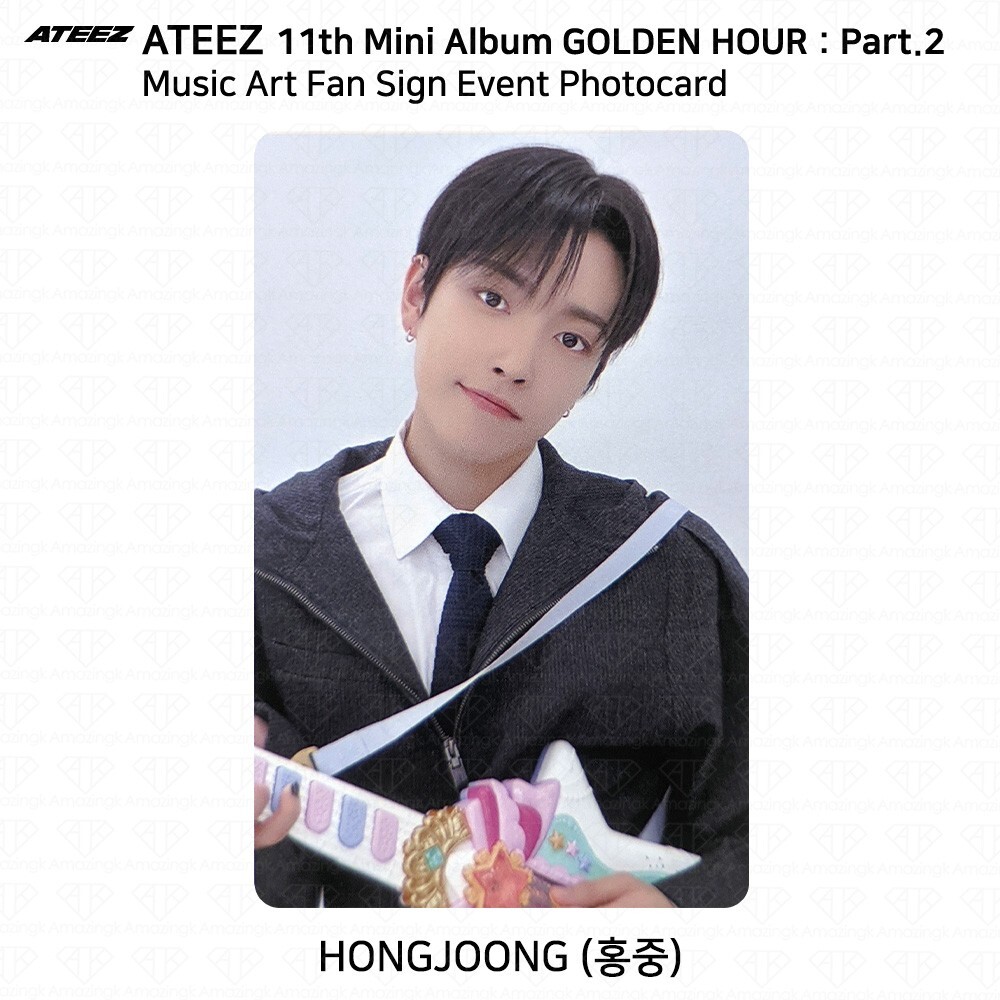 ATEEZ Golden Hour Part.2 Fan Sign Event Photocard AP EL HL