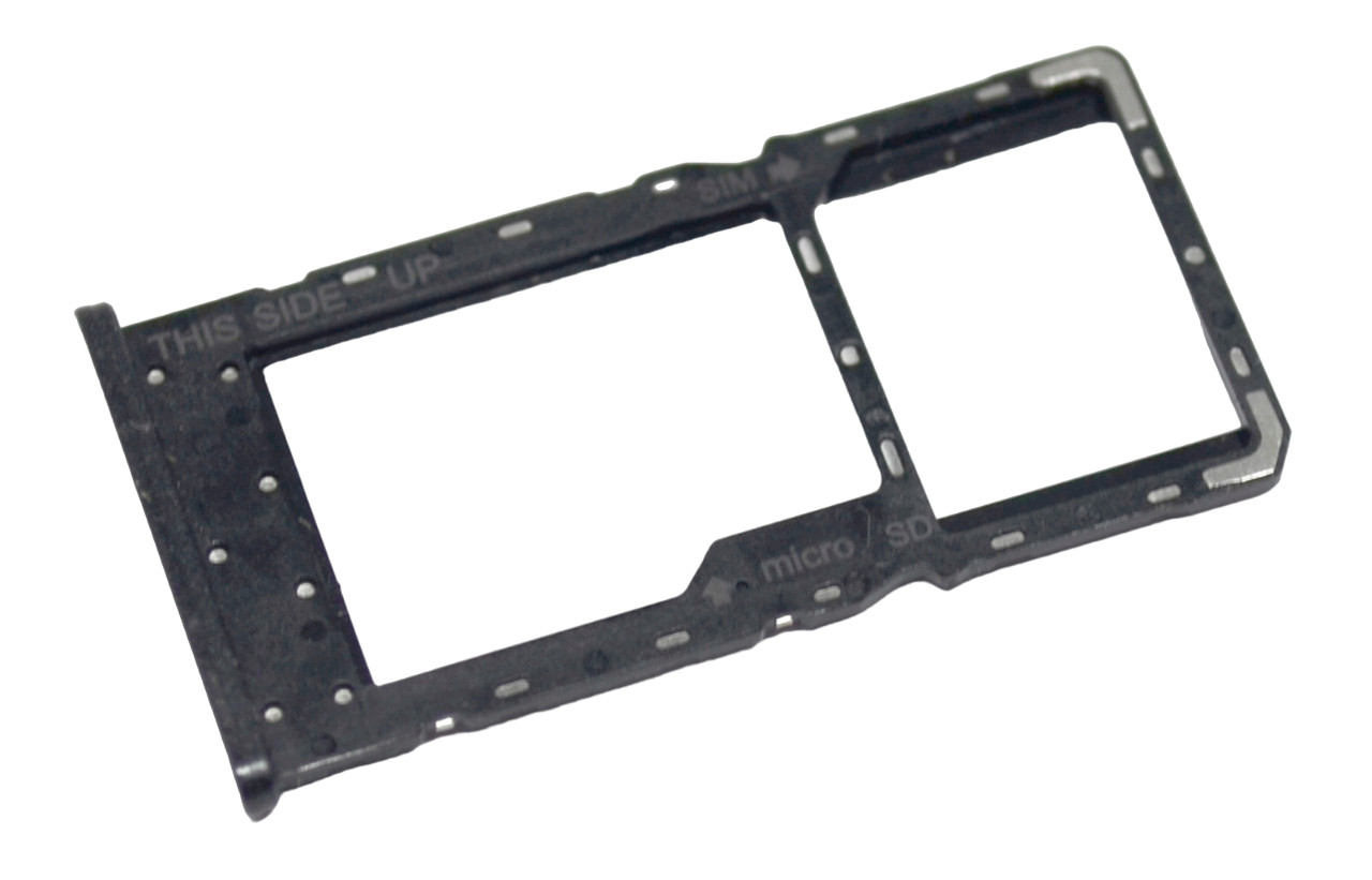 OEM CRICKET ICON 5 SL112C REPLACEMENT GREY MICRO SD SIM CARD HOLDER TRAY