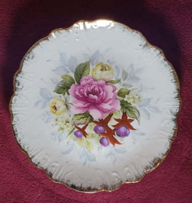 Assiette en porcelaine de Limoges - Diamètre : 23 cm - Photo 1/4