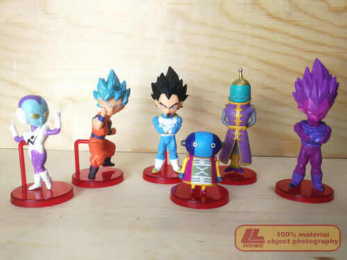 Anime Dragon Ball Z Super Son Goku Vegeta Zeno Guard 6pcs Figure Cake  topper Toy | eBay