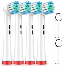 ✅︎ 4 pcs Replacement Toothbrush Heads Compatible with Oral-B + 2 covers!