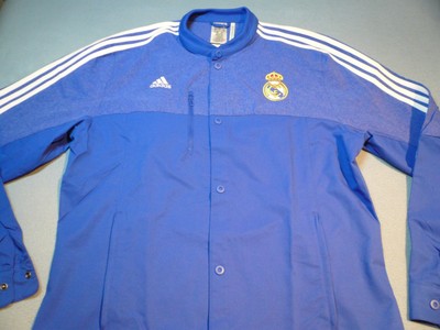 Adidas Real Madrid Cf Anthem Jacket (Boblue/White) (L) (888170560315)