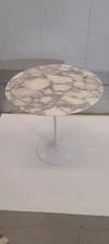 1950s Eero Saarinen & Knoll Studio original Round Table Marble White