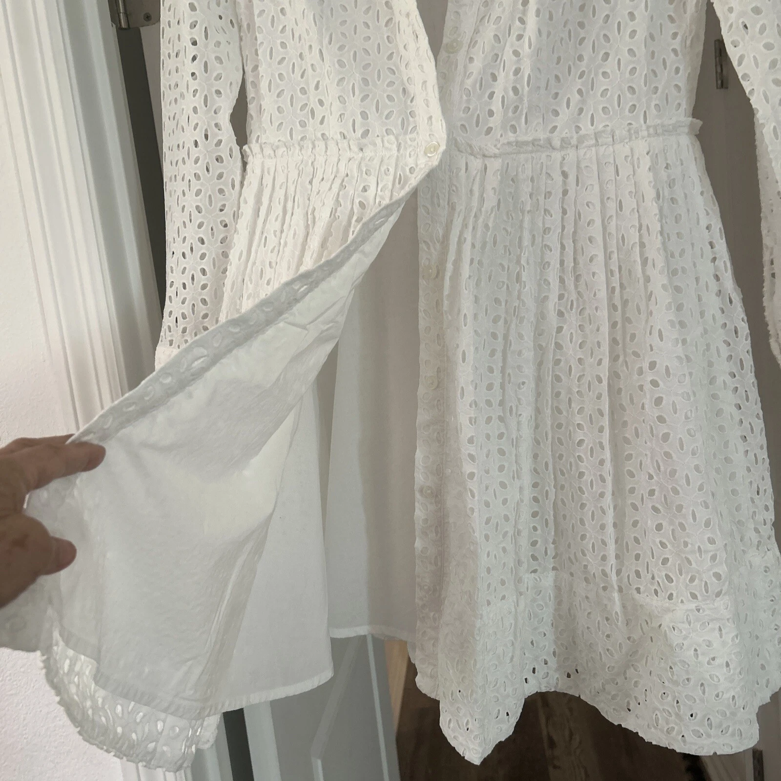 Michael Kors bellissimo Drew's donna colore bianco taglia 8 ottimo per la primavera.