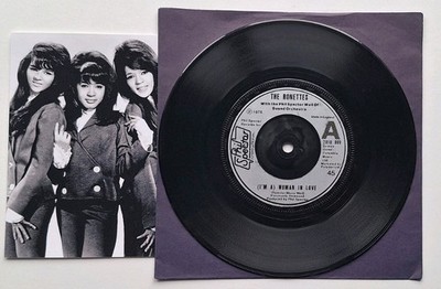 The Ronettes''(I'm A)Women In Love''Phil Spector 1975 Polydor UK 7''Single Reissue
