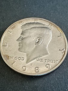 1989-S Proof Kennedy Clad 50c Half Dollar
