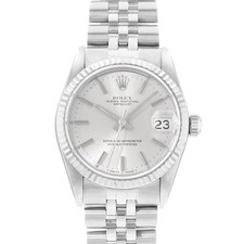 Rolex Datejust 31 68274 Silver Dial Steel Automatic Ladies Watch Papers 1984