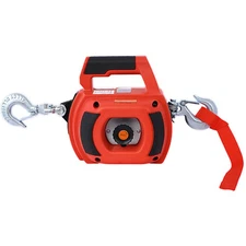 Drill Winch Hoist Portable Drill Winch of 750 LB Capacity with 40 Feet Steel