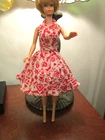 Vintage Barbie:   Fashion Clone Doll Mommy Made Handmade  Halter Dress