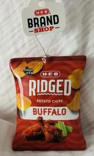 H-E-B CHRISTMAS TREE ORNAMENT Ridged POTATO CHIP BAG Buffalo BRAND SHOP Collect
