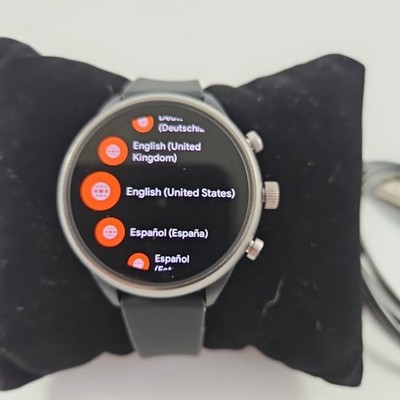 Fossil Sport Gen4 Smart Watch DW9F1 Black Silicone Band