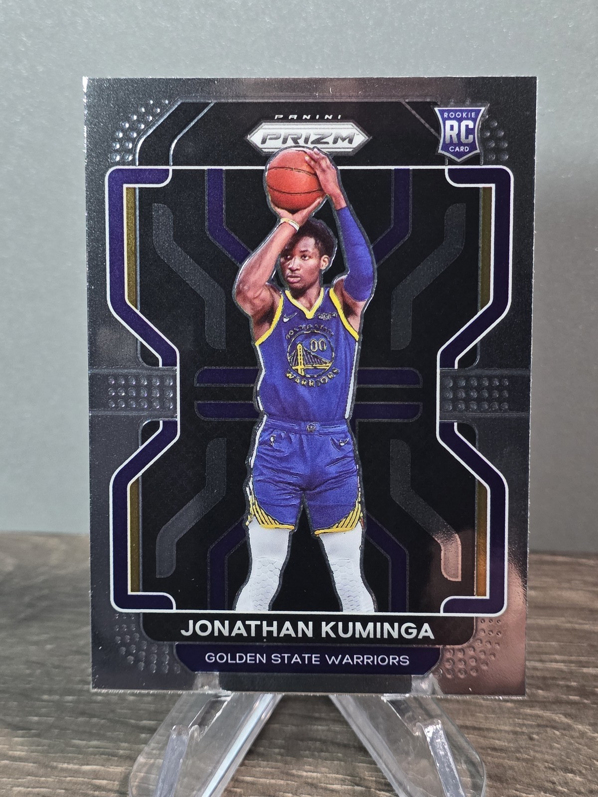 2021-22 Panini Prizm #307 Jonathan Kuminga Golden State Warriors Rookie