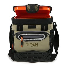 Titan by Arctic Zone Deep Freeze sin cremallera 9 latas enfriador musgo aislado