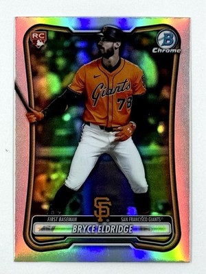 2026 Bowman Baseball Bryce Eldridge #58 Rookie Red Logo Variation SSP Giants