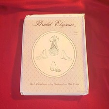 Bridal Elegance 1244 Vintage Skirt Pattern Gathered Flat Train 14-22