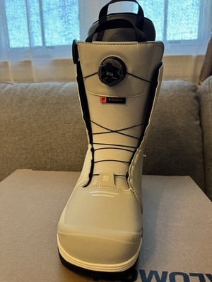 Salomon Dialogue Dual BOA Snowboard Boots US 10.5 Vaporous Gray