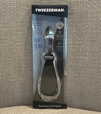 Tweezerman Barrel Spring Toenail Nipper Heavy Blade Stainless Steel 5060-R Italy
