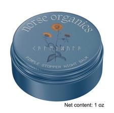NEW Norse Organics Pimple Stopper Night Balm 1oz Acne Spot Treatment