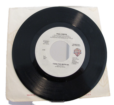 45 RECORD - PAUL SIMON - THINK TOO MUCH