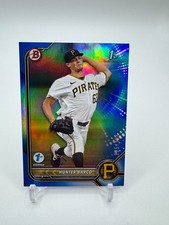 2022 Bowman Chrome Draft Blue Ref HUNTER BARCO PIRATES #BDC-103,  /150 1ST Ed