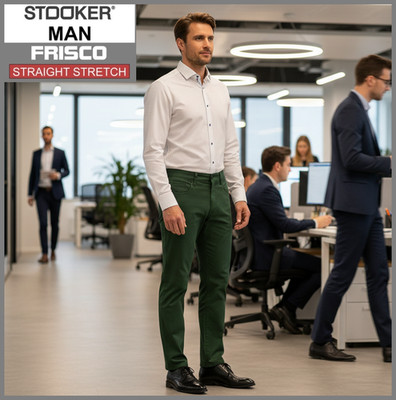 STOOKER FRISCO | Green Classic | Stretch Denim | Regular Straight | Jeans