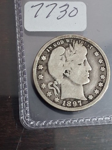 1897 O BARBER QUARTER