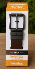 Image of Timberland Men's Leather Reversible Belt Size 28"- 44"