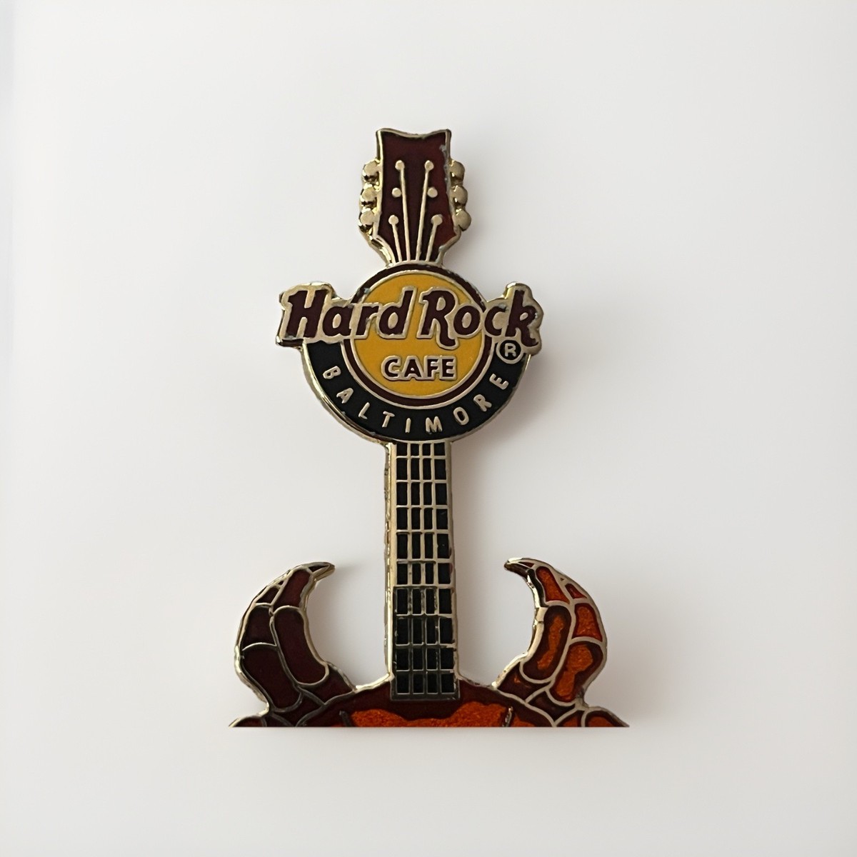Hard Rock CAFEピン Hard Rock Cafe Pin Guitar Baltimore Maryland Crab | eBay
