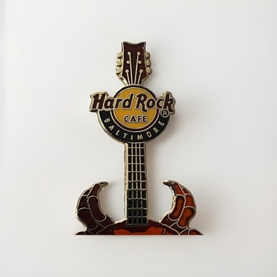 Hard Rock CAFEピン Hard Rock Cafe Pin Guitar Baltimore Maryland Crab | eBay