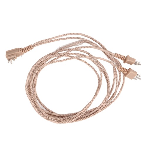 5PCS 3 Pin Core BTE Hörgerätekabel Pocket Sound Amplifier Ersatzkabel CUB - Afbeelding 11 van 23