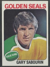 1975-76 Topps #299 Gary Sabourin California Golden Seals