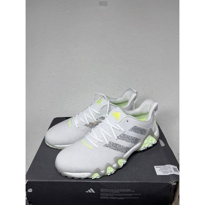 Adidas Codechaos 22 Mens Golf Shoes White Grey Pulse Lime Size 12 and Half NEW