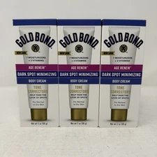 Gold Bond Age Renew Dark Spot Minimizing Body Cream 2 oz (3 PACK)