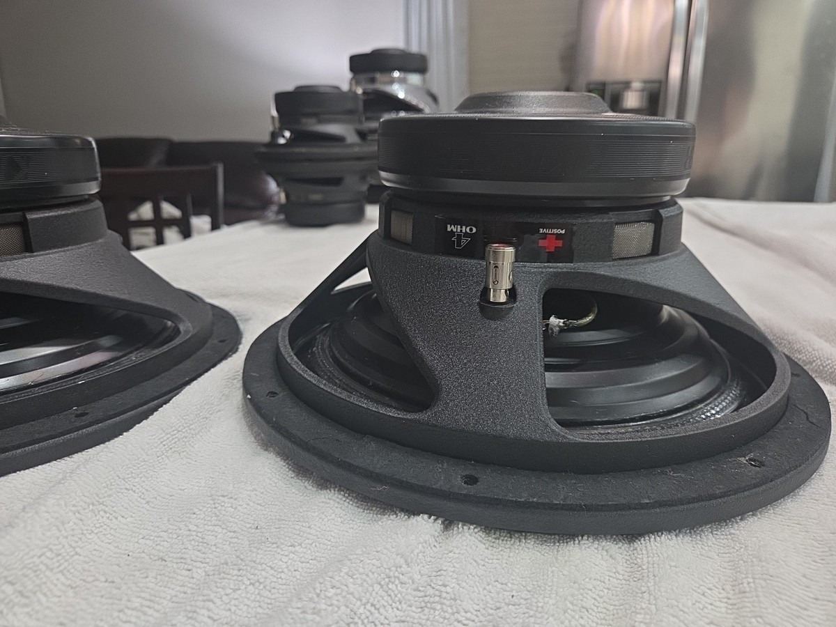 KICKER SOLO-BARIC S12D 4 OHM SUBWOOFER OLD SCHOOL USED (2) WORK