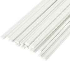 MECCANIXITY 20pcs 40 Inch Plastic Welding Rods PVC 40 Inch, White 