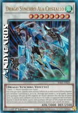 DRAGO SYNCHRO ALA CRISTALLO • Ultimate Prismatica • RA02 IT029 • 1Ed • Yugioh!