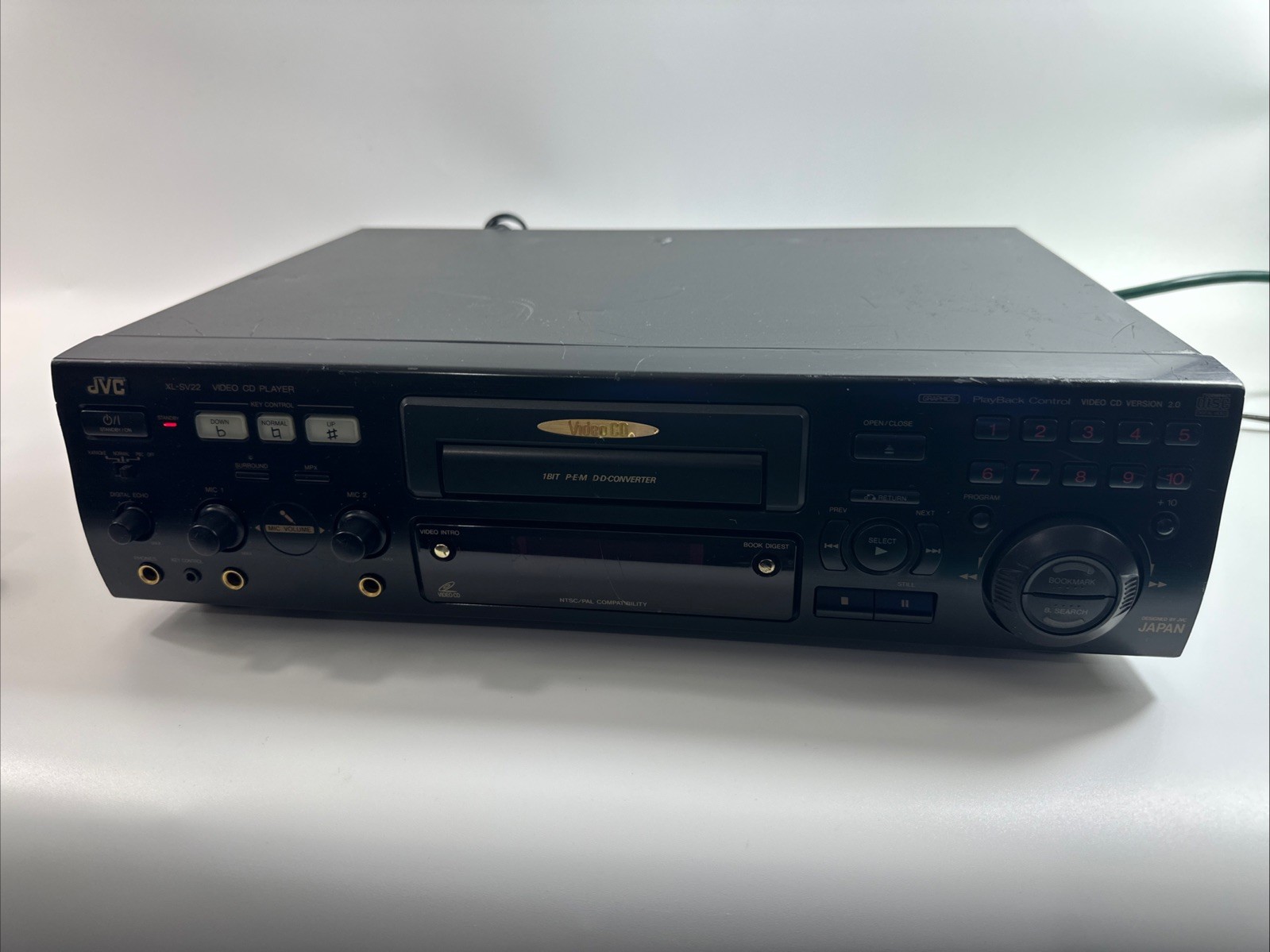 JVC XL-SV22 Karaoke Video CD VCD Player, No Remote~ Tested, 