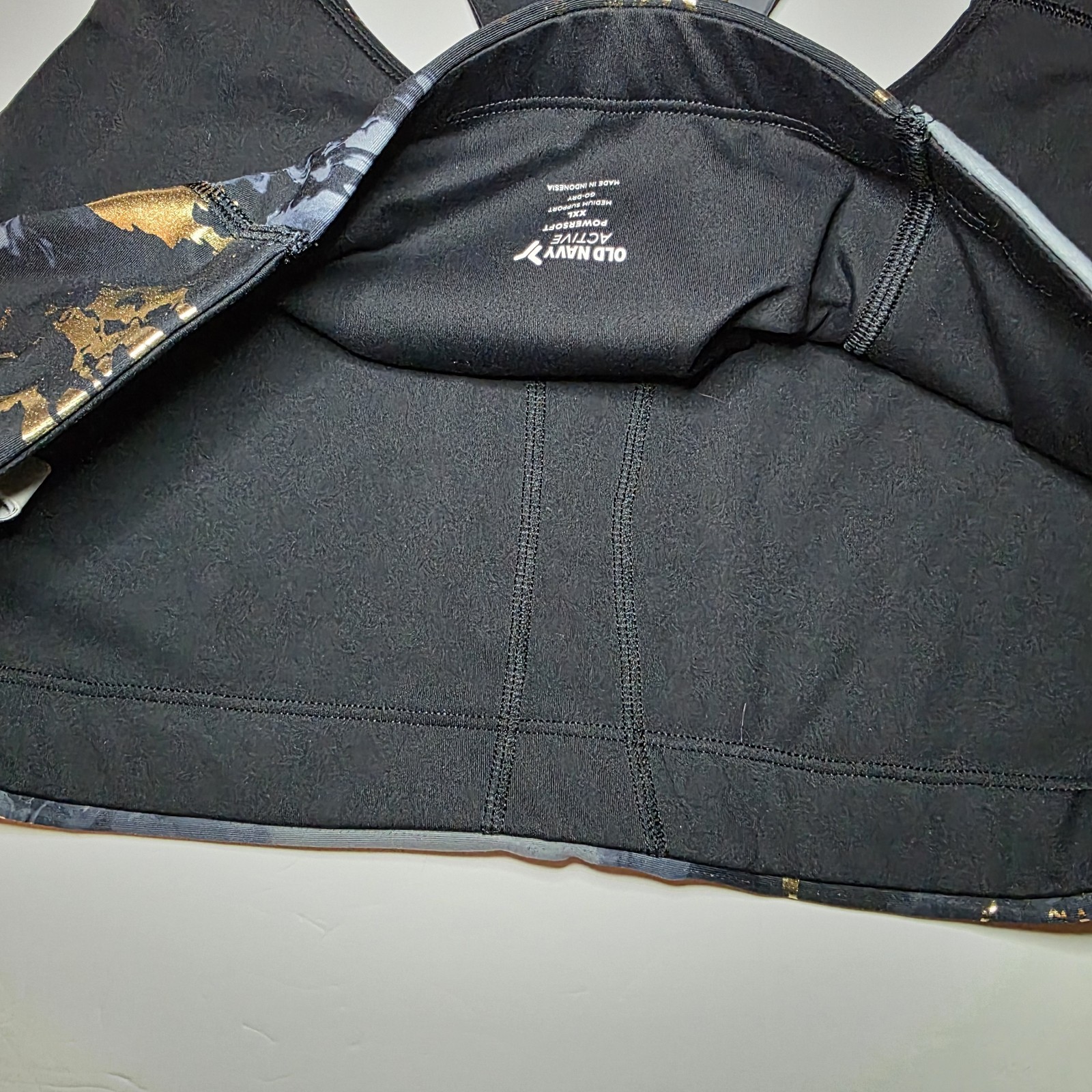 OLD NAVY ACTIVE MARBLED MEDIUM SUPPORT POWERSOFT … - image 6