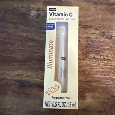 B Pure Vitamin C Serum Under Eye Roller 0.5 FL Oz BagA