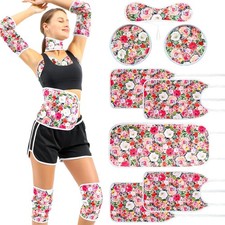 8 Piece Castor Oil Pack Wrap Set, Organic Cotton Lined Reusable Compress Pack...