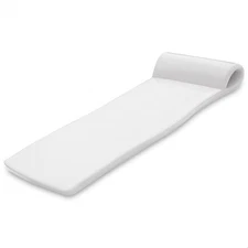 TRC Recreation Sunsation 1.75" Thick Foam Lounger Pool Float, White (Open Box)