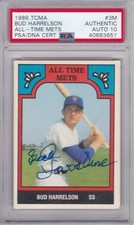 Bud Harrelson New York Mets 1986 TCMA PSA DNA Auto 10 1969 WS 70 & 71 All-Star