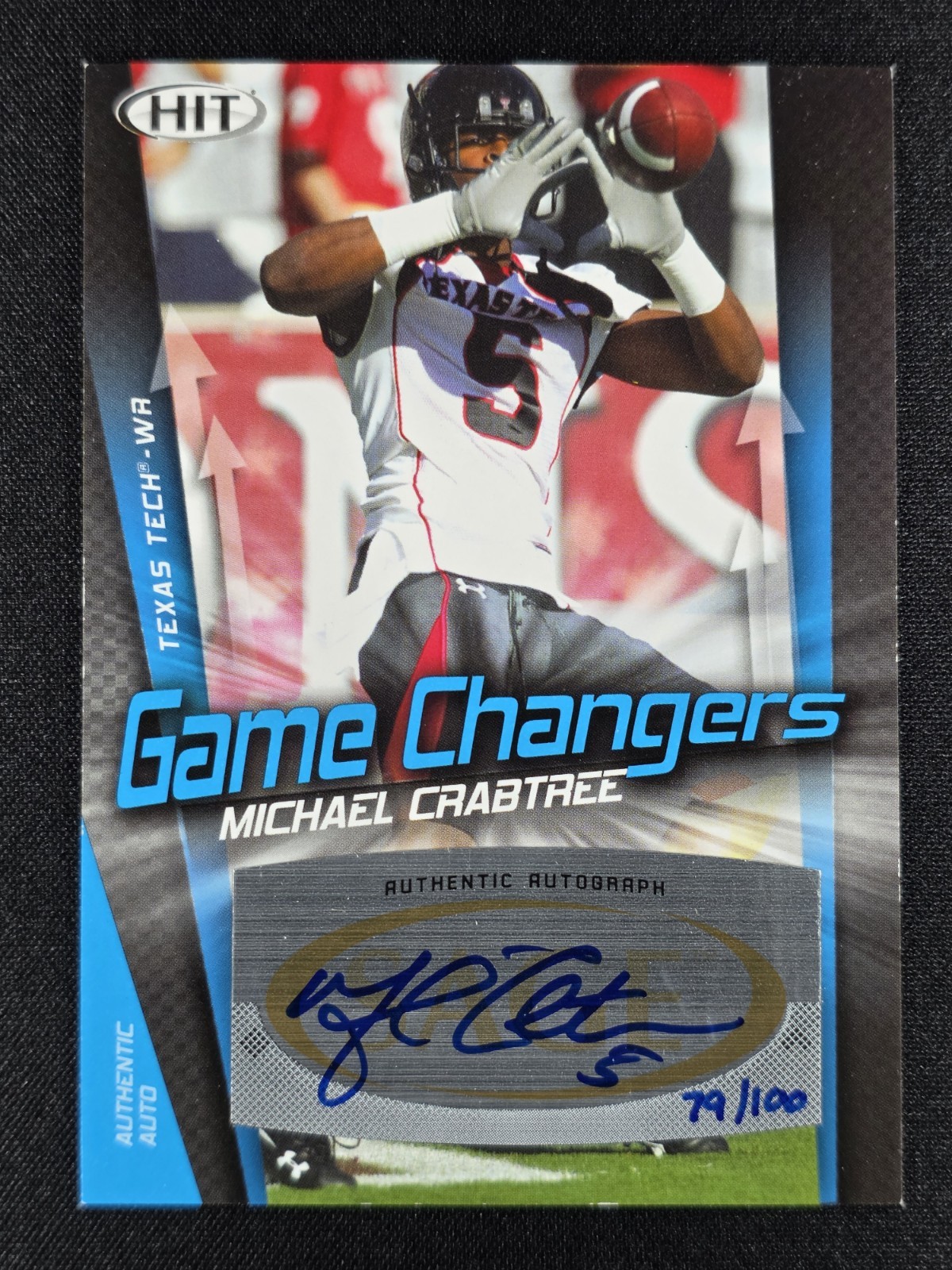 Michael Crabtree SA-GE Hit Game Changers #GCA1 Autograph