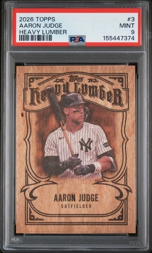 2026 Topps Series 1 Aaron Judge Base (PSA 9)