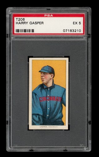 1909-11 T206 Set-Break Harry Gasper Piedmont PSA 5 EX
