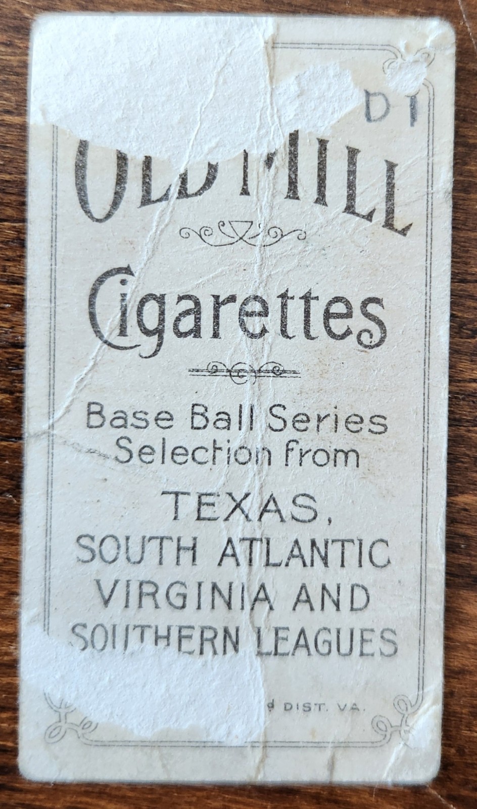 1909-11 T206 Jim Westlake Danville OLD MILL Tobacco Baseball Card Raw POOR RARE