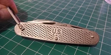 vintage - U.S. Government issue - "U.S." - Utility Knife - CAMILLUS - 1988 