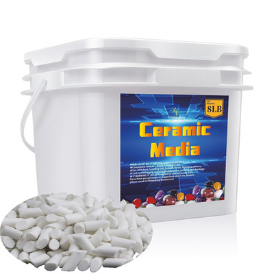 8 LBS 3/16'' X 3/8'' Rock Tumbling Ceramic Filler Media Non-Abrasive Ceramic Pelle