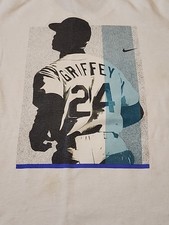 Vintage Nike Ken Griffey Jr Tee XS 90s Baseball MLB Distressed Seattle Mariners 