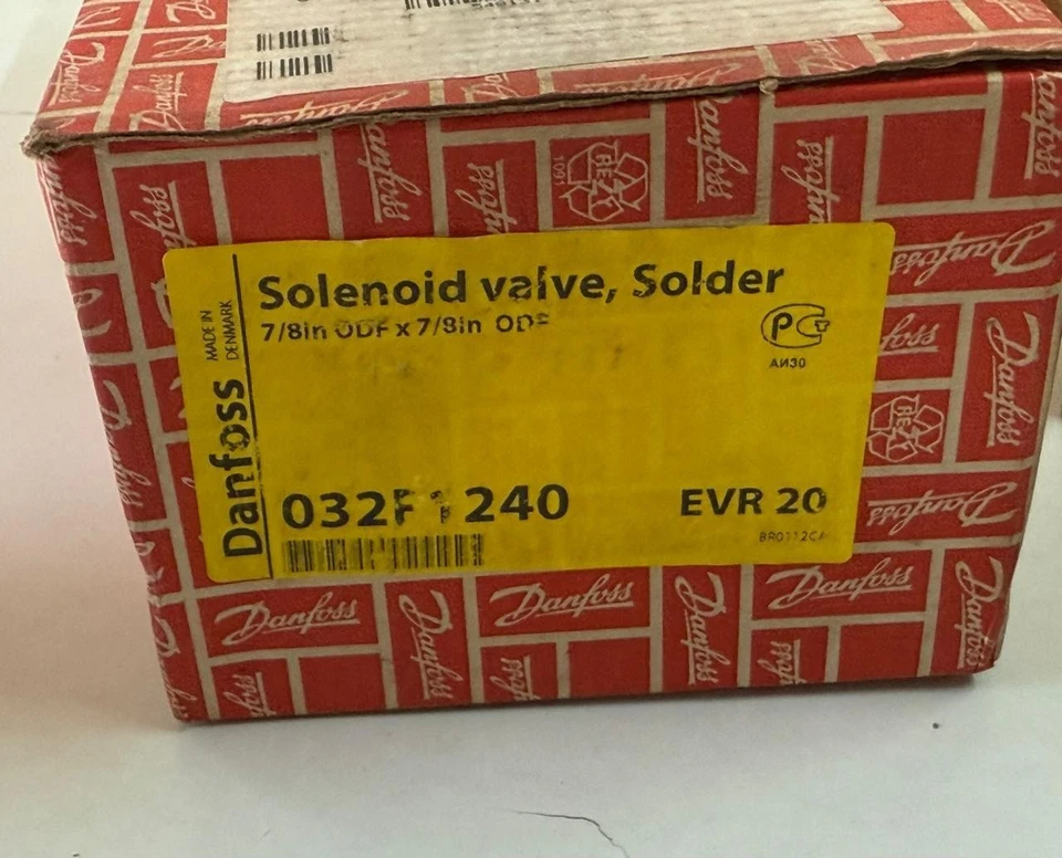 DANFOSS 032F1240  EVR20 SOLENOID VALVE - Image 3 of 4